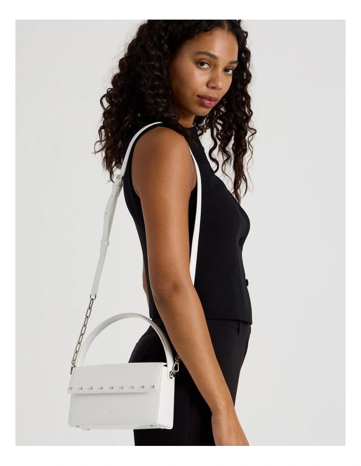 Evalia Shoulder Bag in White image 2