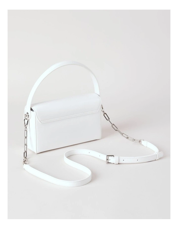 Evalia Shoulder Bag in White image 5