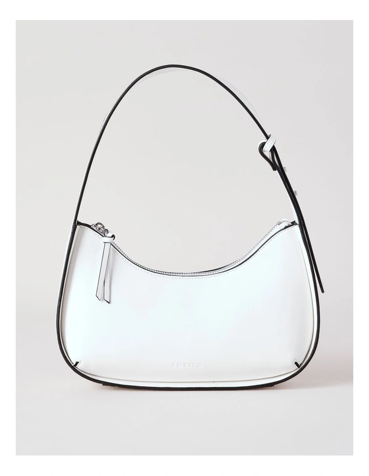 Miley Shoulder Bag in White image 1