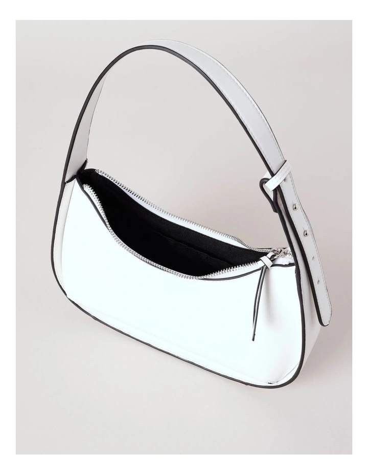 Miley Shoulder Bag in White image 6