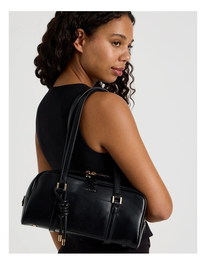 Isla Tote Bag in Black image 4