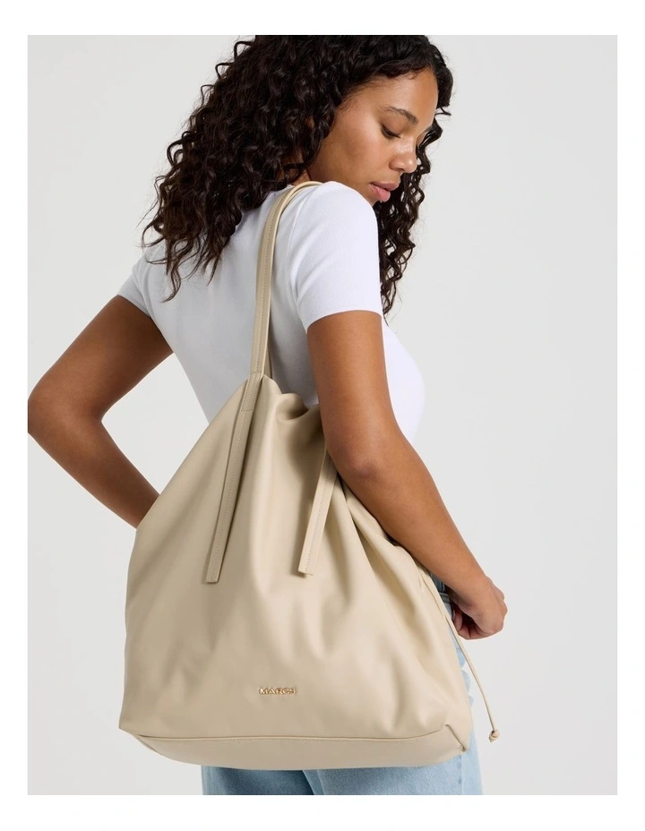 Paros Tote Bag in Vanilla image 2