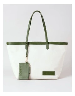 Taranto Tote Bag in Olive Combo
