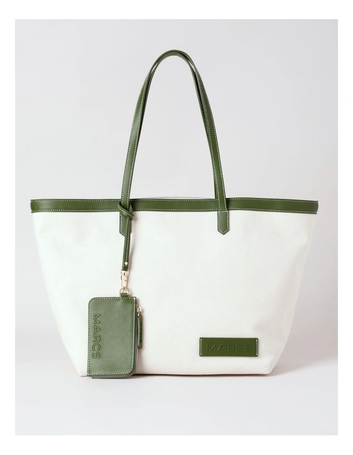 Taranto Tote Bag in Olive Combo image 1