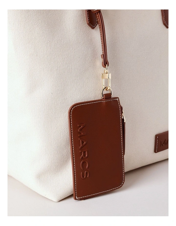 Taranto Tote Bag in Brown Combo image 3