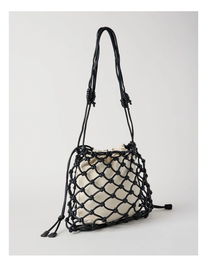Pescara Crossbody Bag in Black image 3