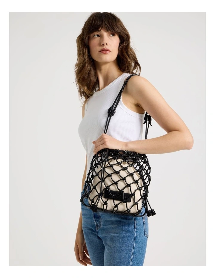 Pescara Crossbody Bag in Black image 4