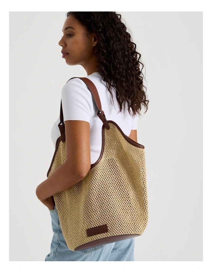 Corfu Shoulder Bag in Natural image 4