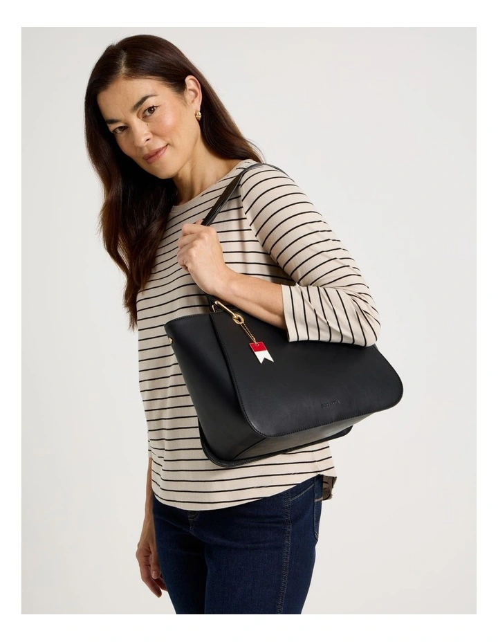 Brighton Tote Bag in Black image 4