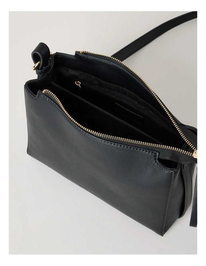 Sorrento Crossbody Bag in Black image 6