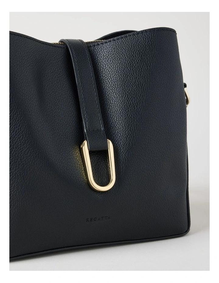 Monaco Crossbody Bag in Black image 3
