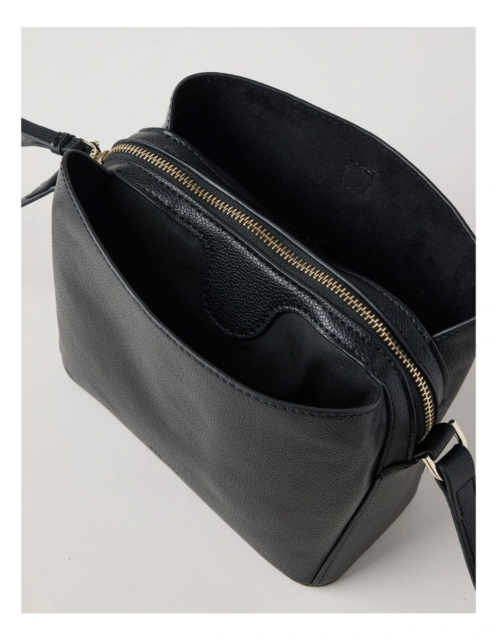 Monaco Crossbody Bag in Black image 6