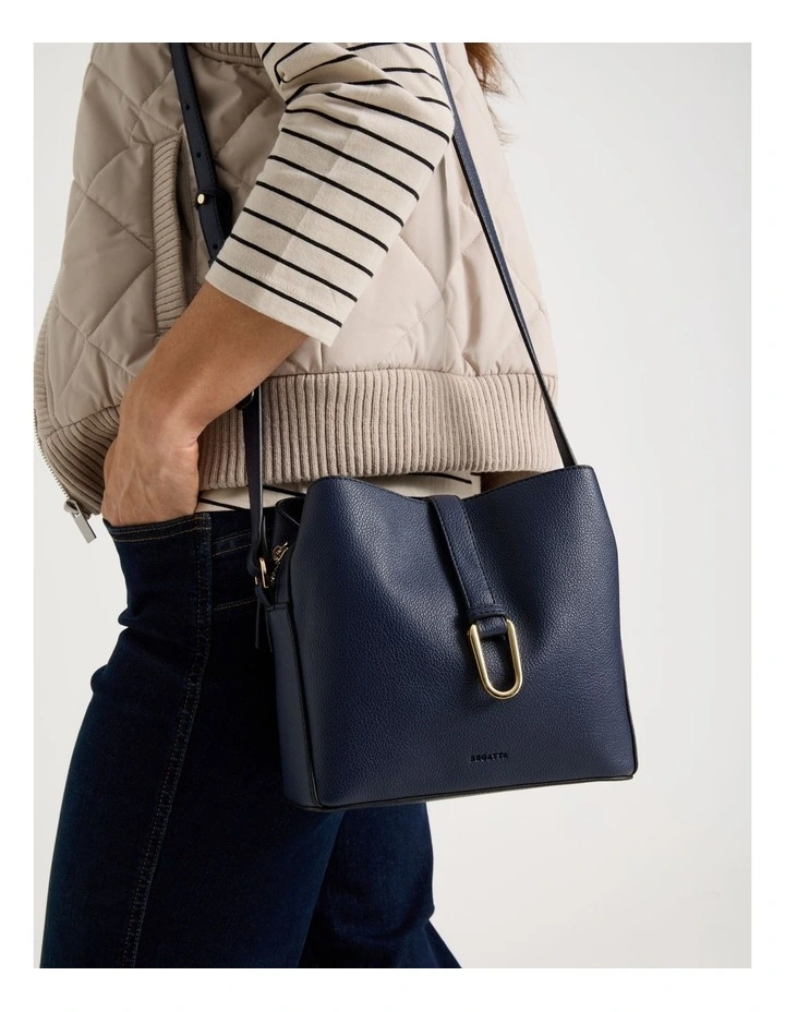 Monaco Crossbody Bag in Navy image 4