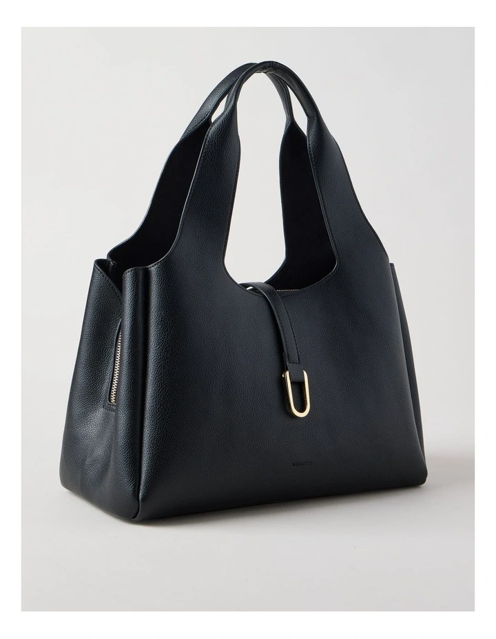 Monaco Shoulder Bag in Black image 3