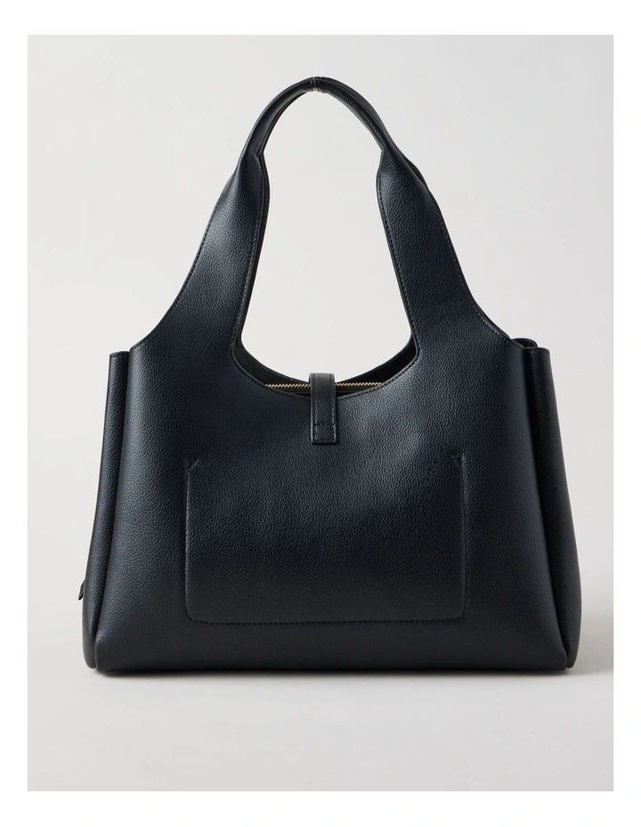 Monaco Shoulder Bag in Black image 4