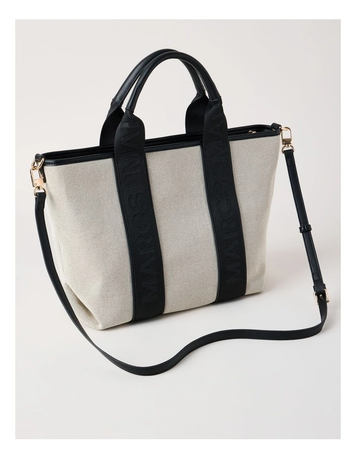 Tote Bag in Black & White image 5