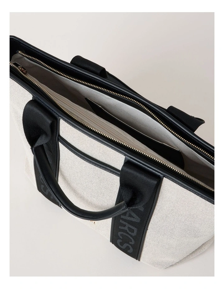 Tote Bag in Black & White image 5