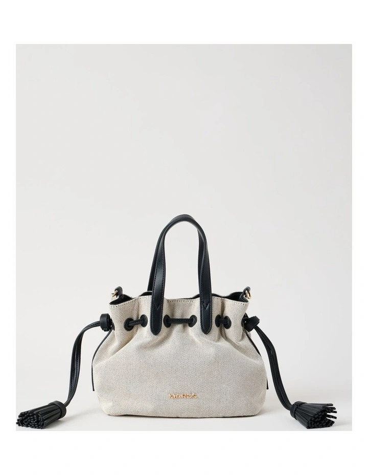 Puglia Crossbody Bag in Black & White image 1