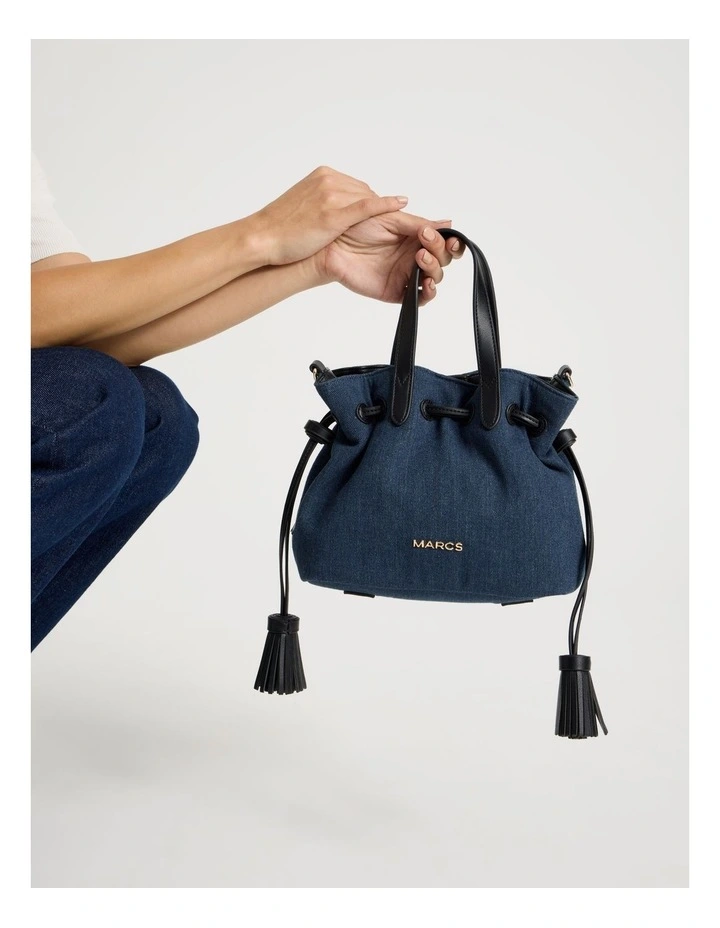 Puglia Crossbody Bag in Denim Combo image 2