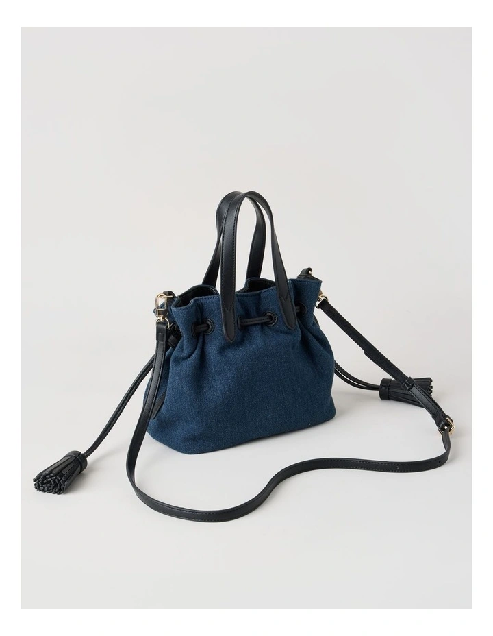 Puglia Crossbody Bag in Denim Combo image 4