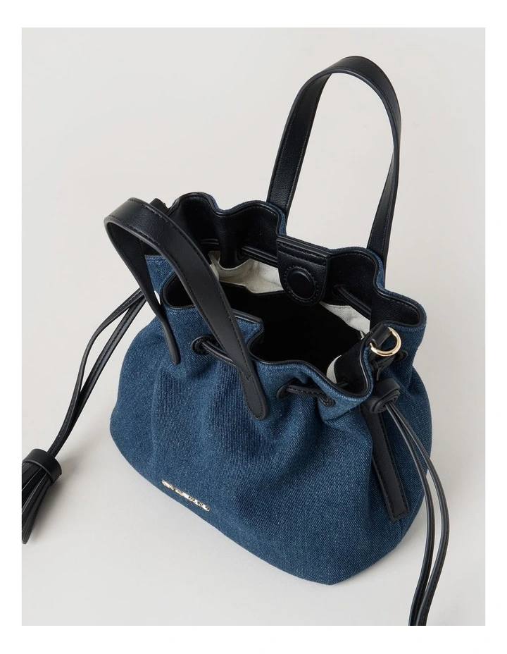 Puglia Crossbody Bag in Denim Combo image 5