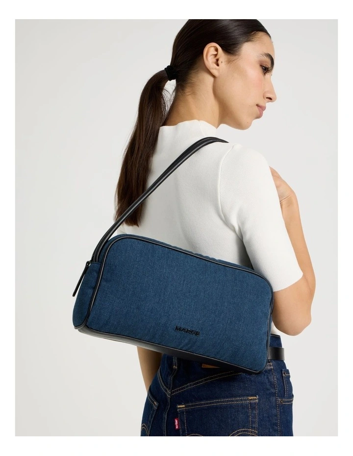 Hamburg Shoulder Bag in Denim Combo image 2
