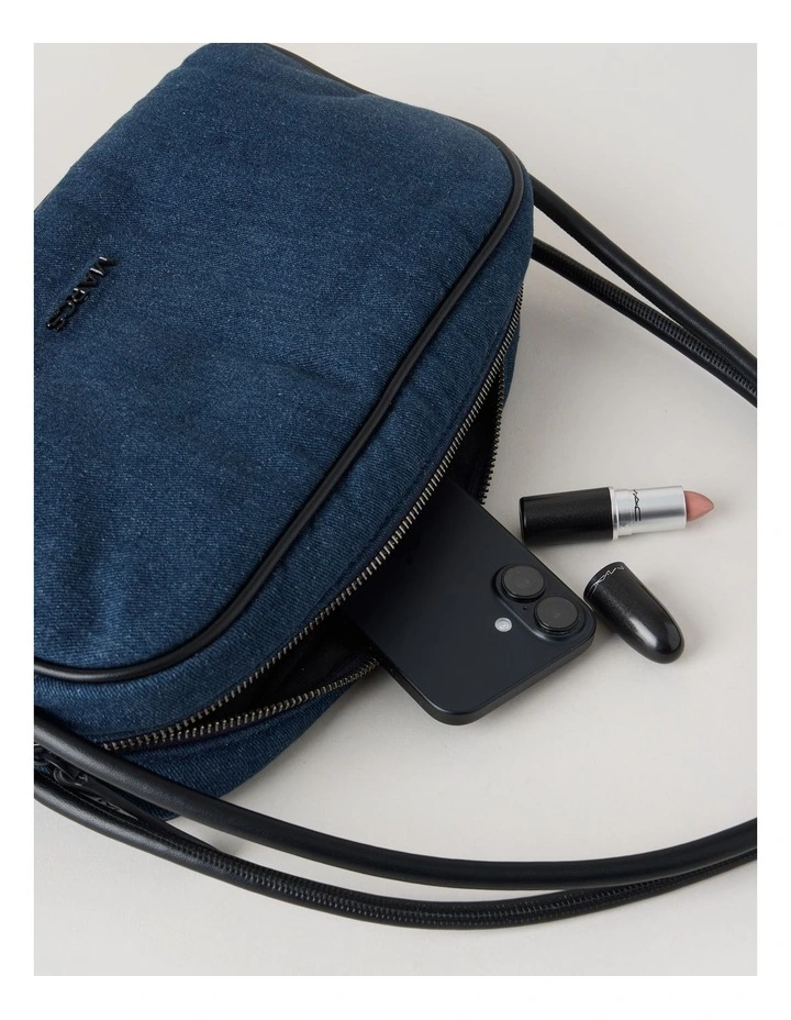 Hamburg Shoulder Bag in Denim Combo image 6