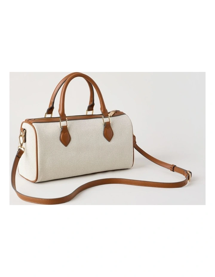 Salzburg Tote Bag in Natural & Tan image 3