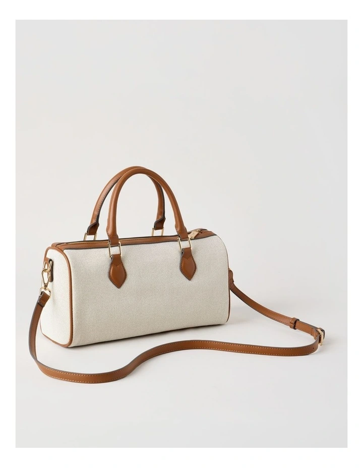 Salzburg Tote Bag in Natural & Tan image 4