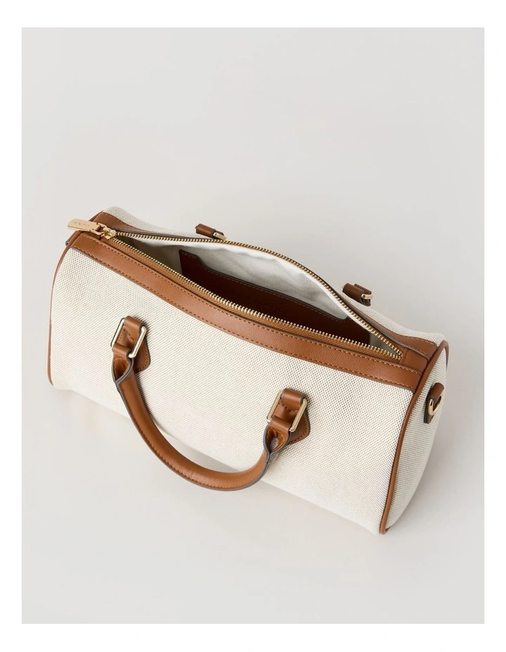 Salzburg Tote Bag in Natural & Tan image 5