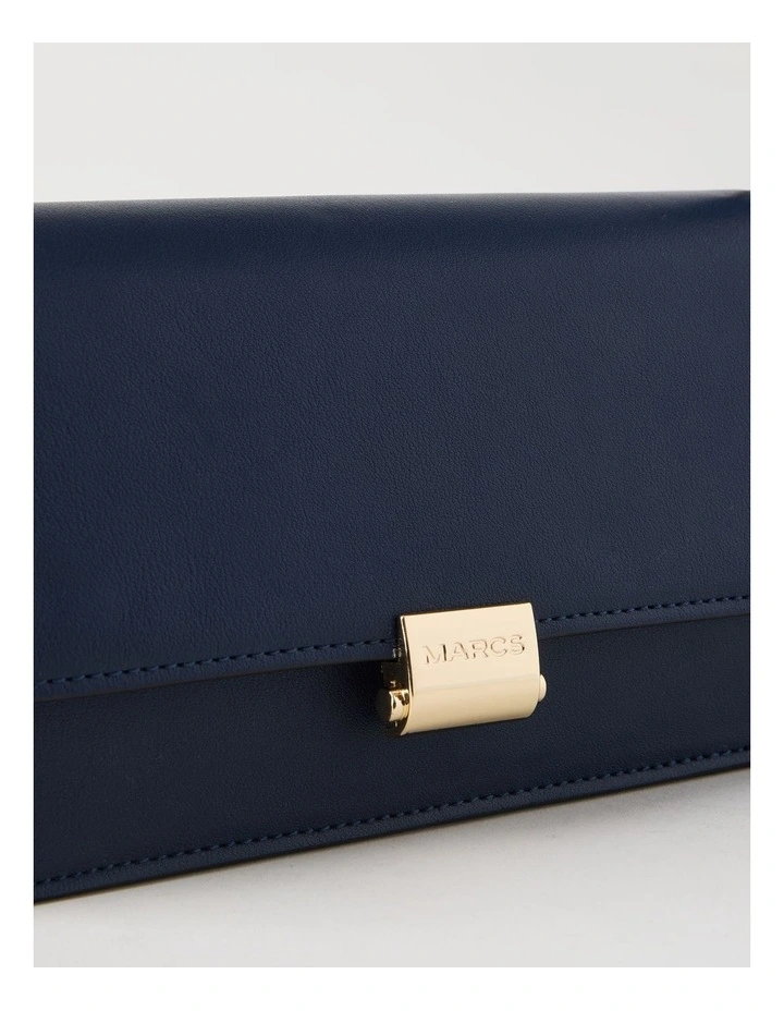 Lyon Shoulder Bag in Navy image 4