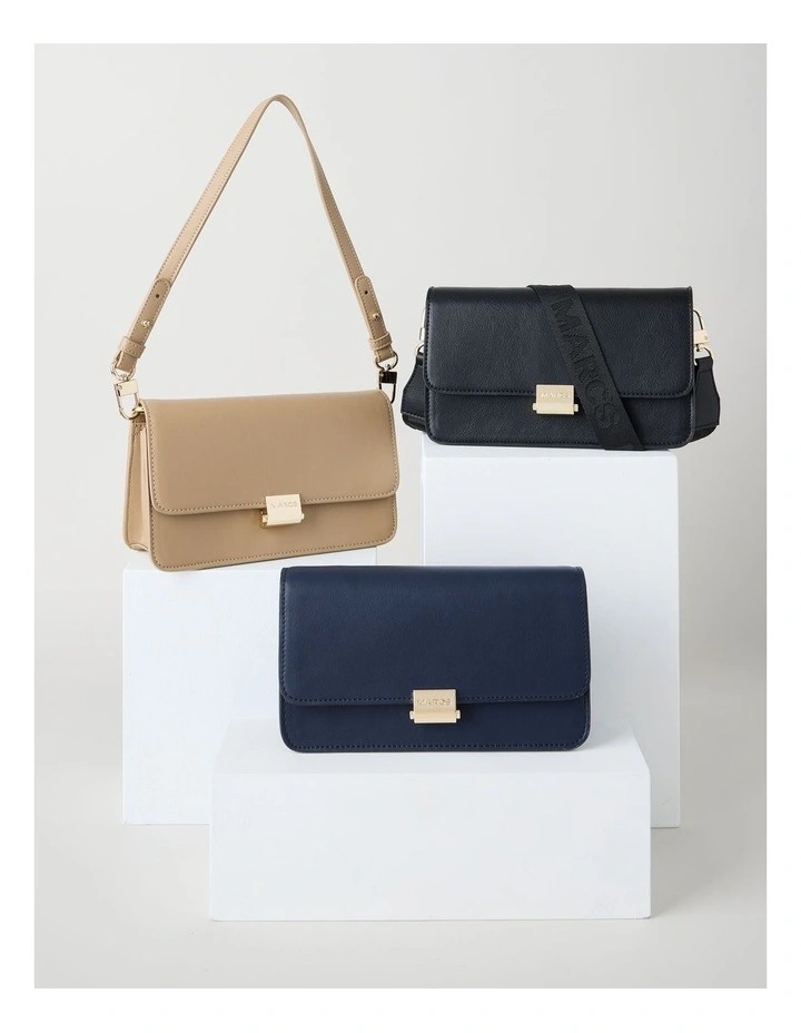 Lyon Shoulder Bag in Navy image 6