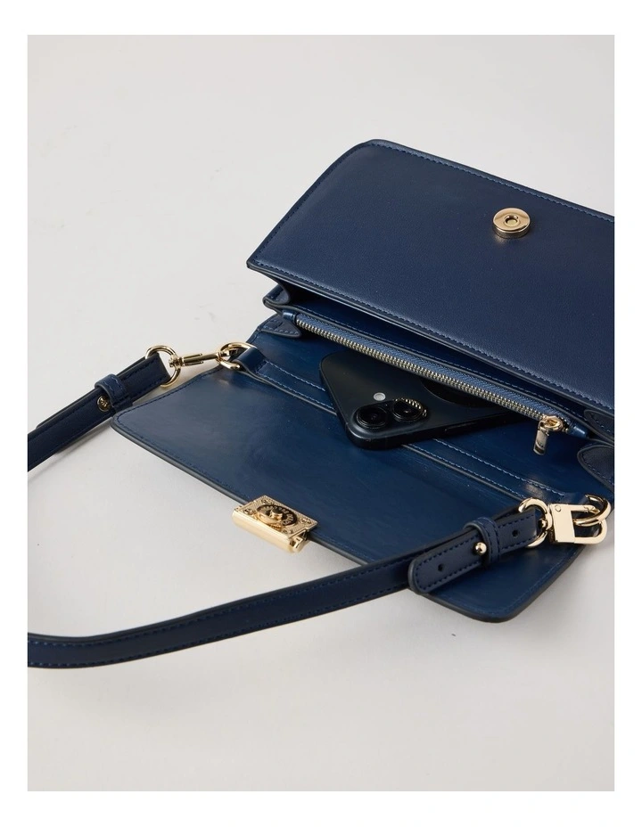 Lyon Shoulder Bag in Navy image 7