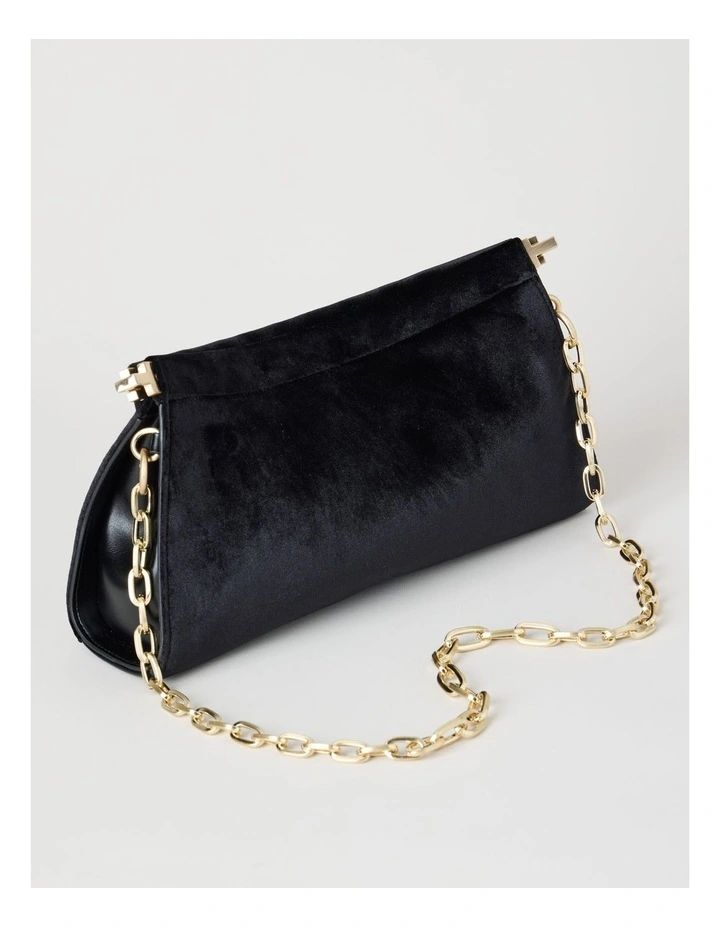 Brielle Shoulder Bag in Black image 3