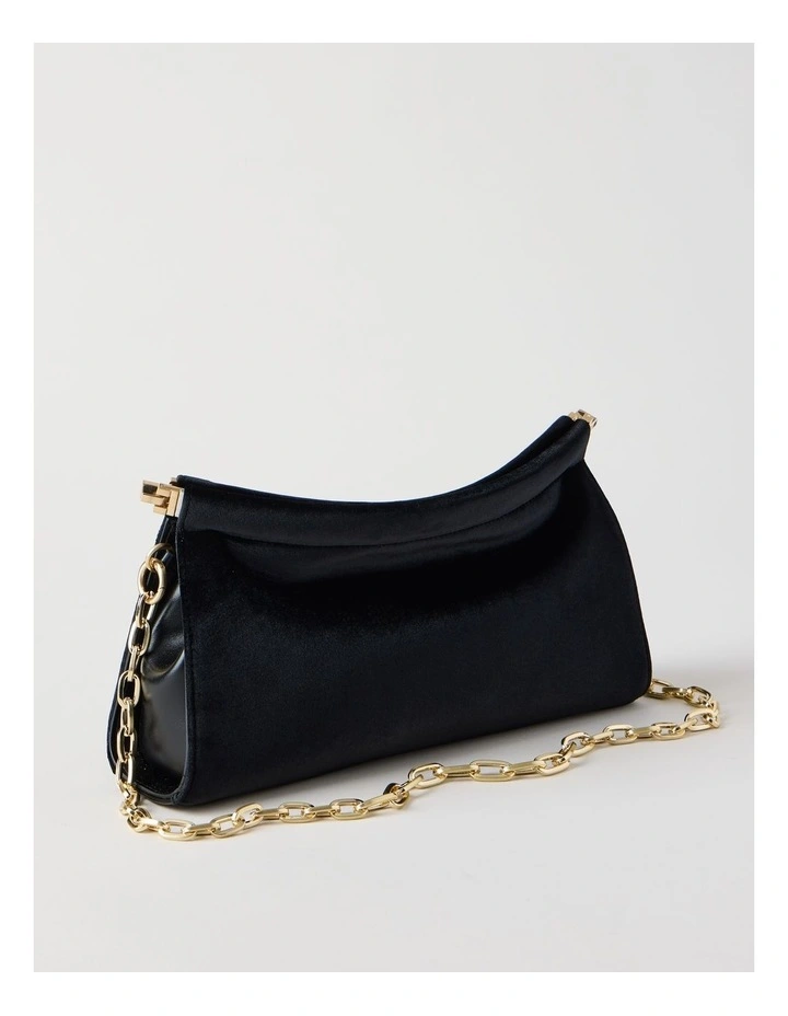 Brielle Shoulder Bag in Black image 3