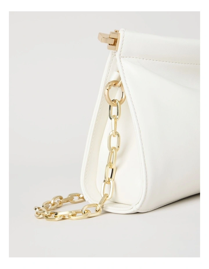 Brielle Shoulder Bag in Chalk image 2