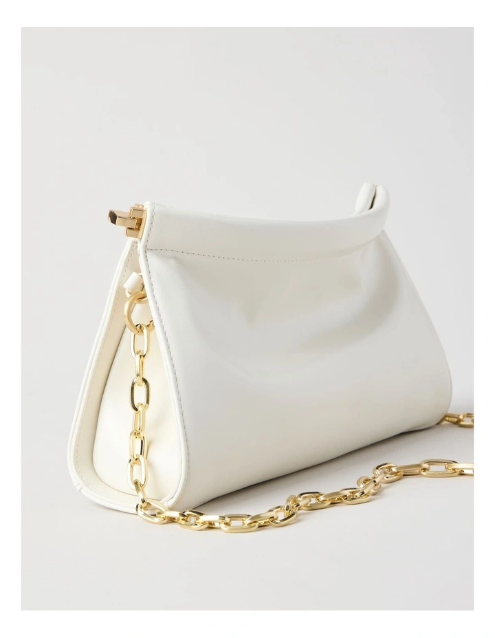 Brielle Shoulder Bag in Chalk image 2