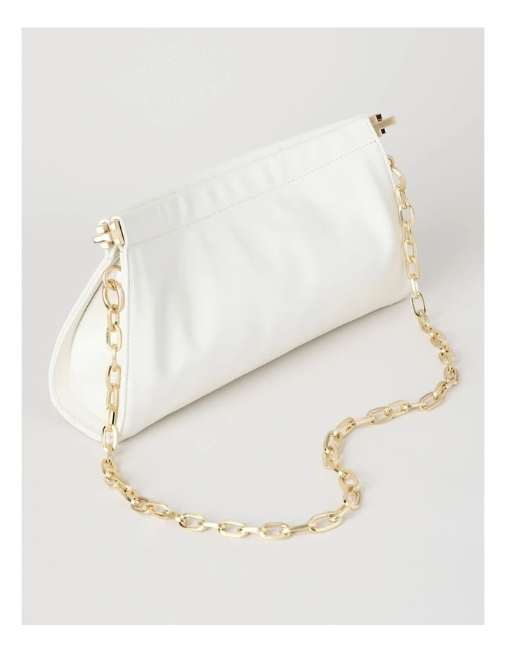 Brielle Shoulder Bag in Chalk image 3