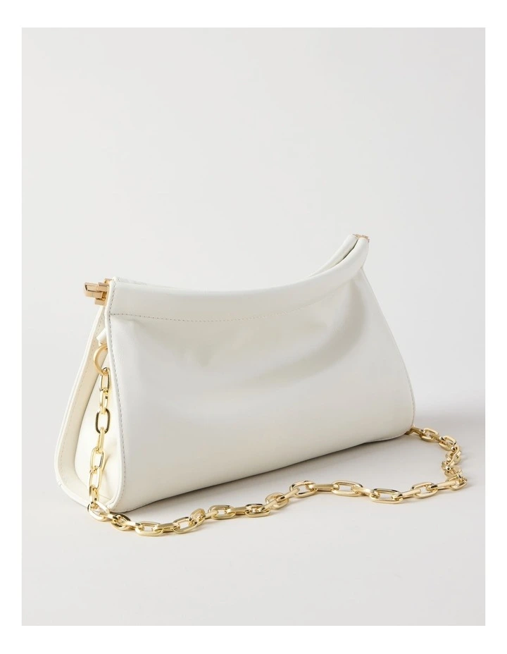 Brielle Shoulder Bag in Chalk image 3