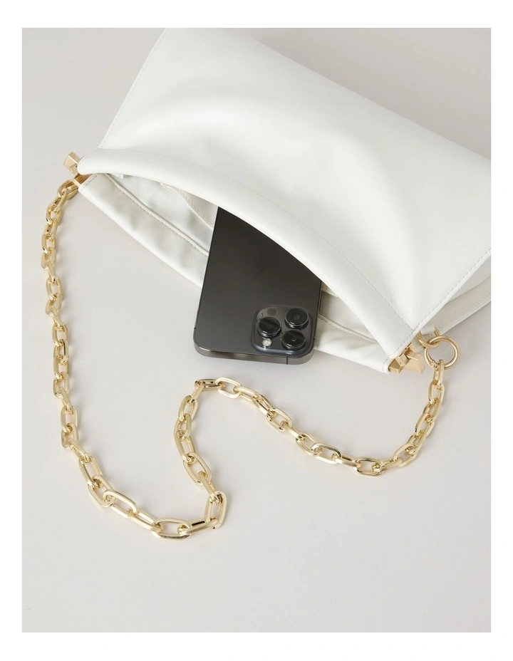 Brielle Shoulder Bag in Chalk image 5