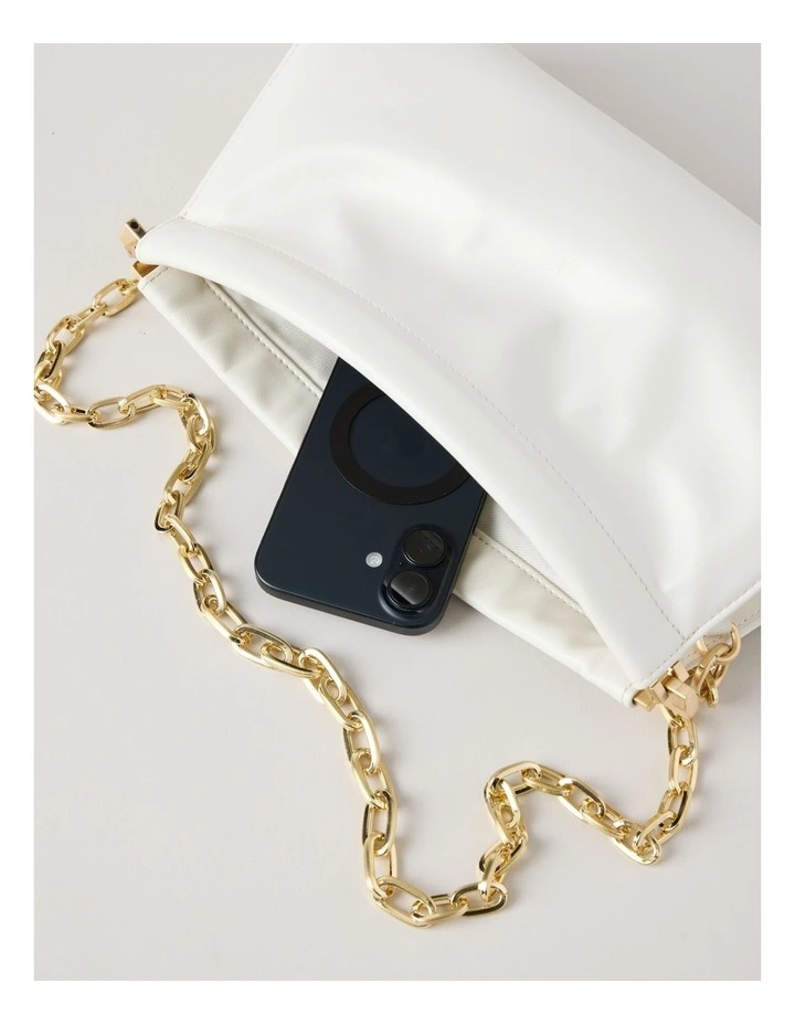 Brielle Shoulder Bag in Chalk image 5