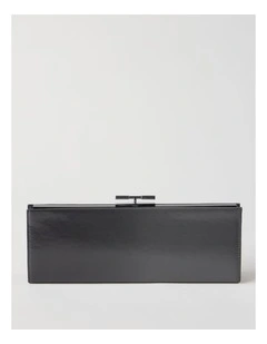 Becky Clutch Bag in Gunmetal