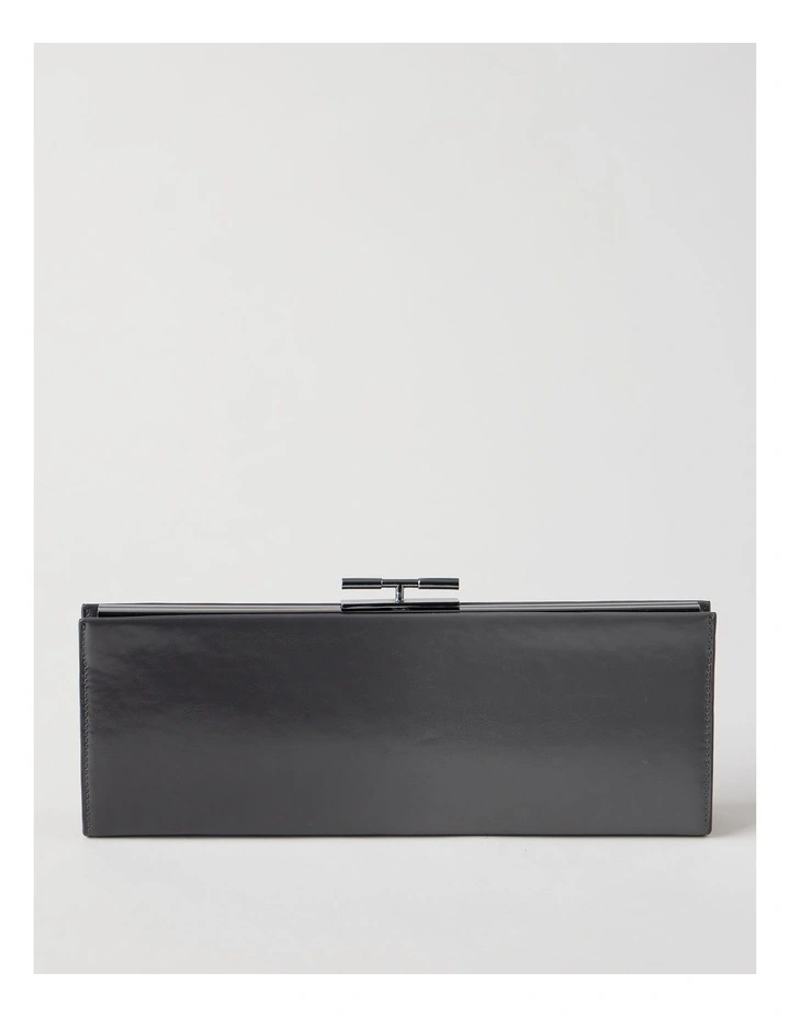 Becky Clutch Bag in Gunmetal image 1