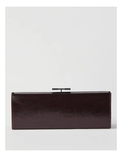 Becky Clutch Bag in Fig