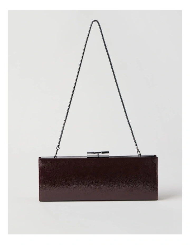 Becky Clutch Bag in Fig image 4