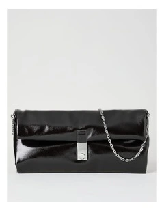 Blossom Clutch Bag in Black