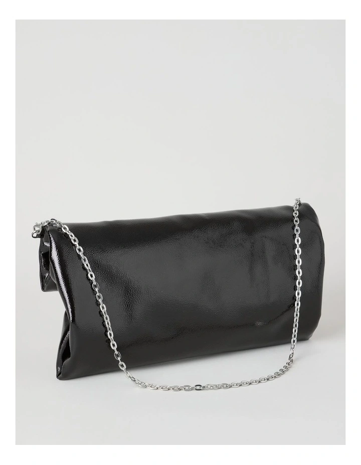 Blossom Clutch Bag in Black image 5