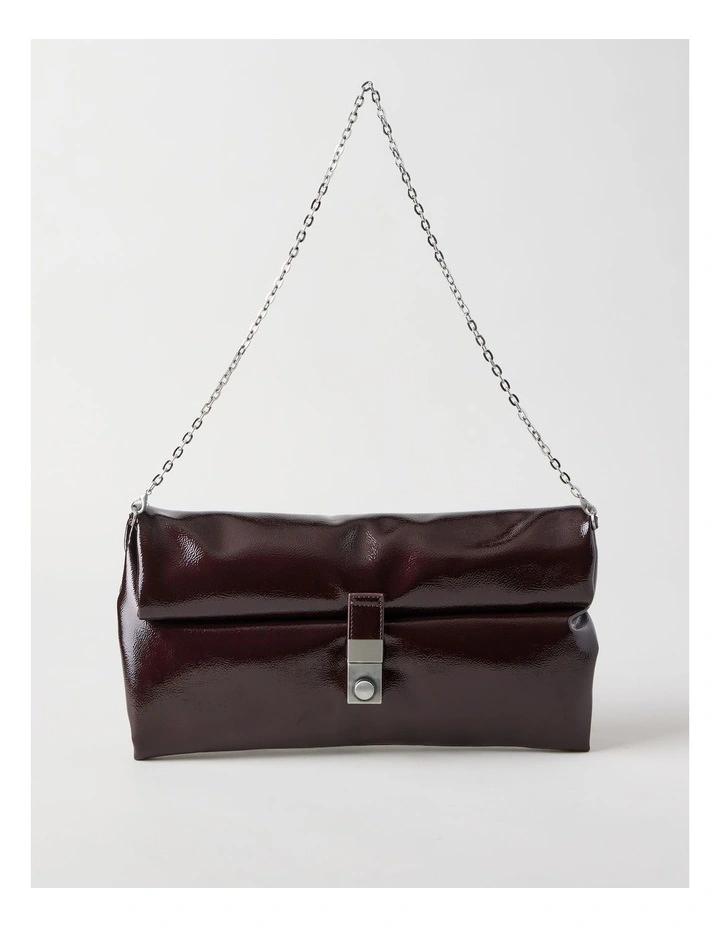 Blossom Clutch Bag in Fig image 1