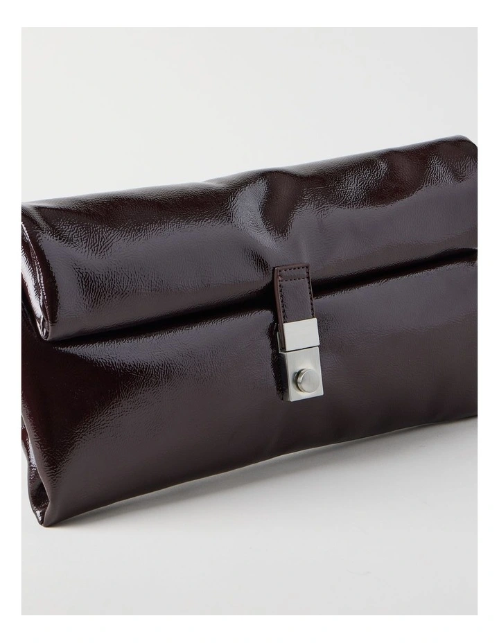 Blossom Clutch Bag in Fig image 3