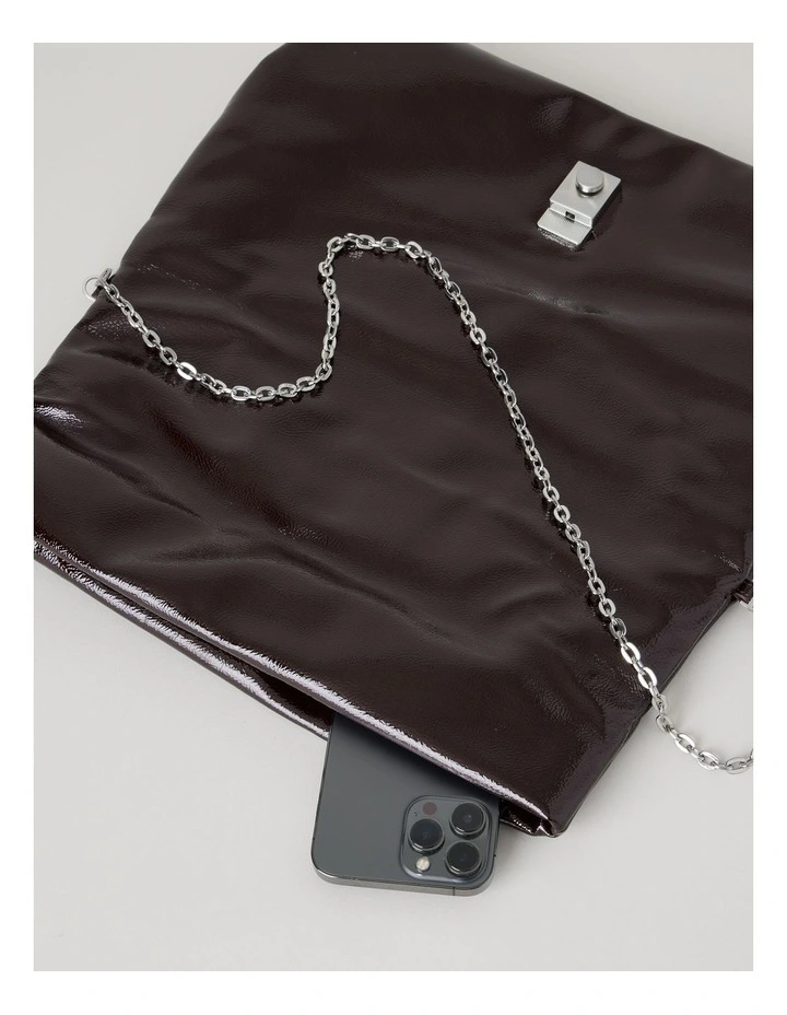 Blossom Clutch Bag in Fig image 4